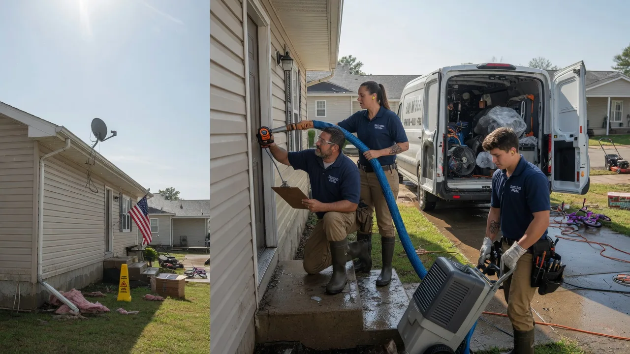 Ceiling Water Damage Restoration in Daisy, MO near me